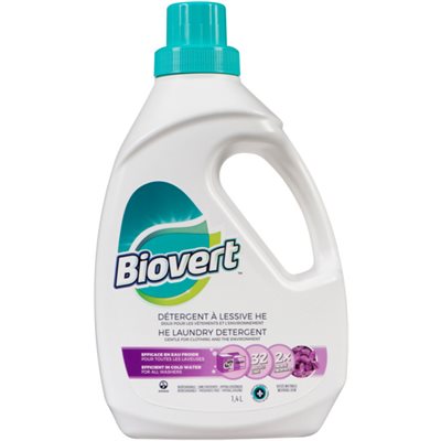 BIOVERT DETERGENT LESSIVE HE ROSEE MAT 1.4LT