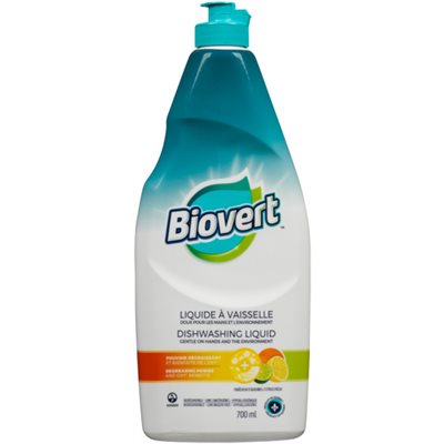 BIOVERT DISHWASHING LIQUID CITRUS FRSH 700ML 700ML