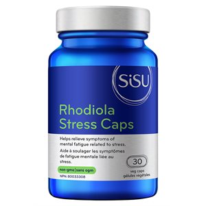 Sisu Rhodiola Stress Caps 250 mg 30un