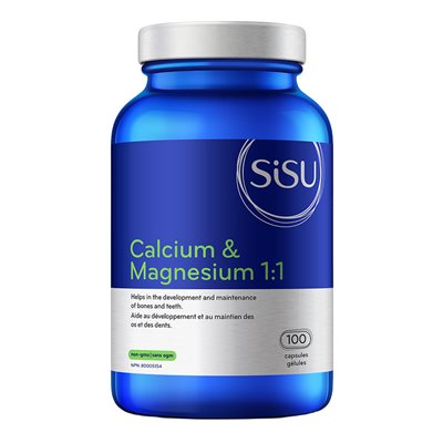 Sisu Calcium & Magnesium 1:1 with D3 100un