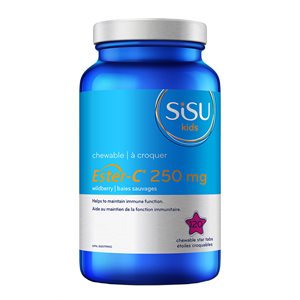 Sisu Kids Ester-C 250 mg Chewable, Berry 120