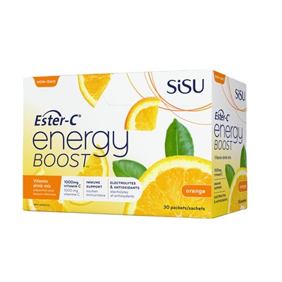 Sisu Ester-C Energy Boost, Orange 30un