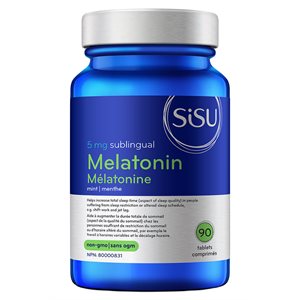 Sisu Melatonin 5 mg sublingual, Mint 90un