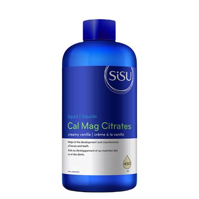Sisu Citrates de calcium et magnésium, vanille 450mL Sisu Citrates de calcium et magnésium, vanille 450mL