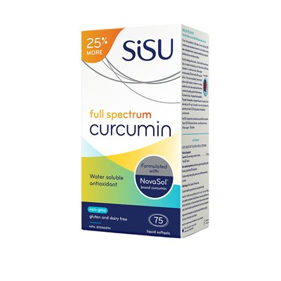 Sisu Curcumine à spectre intégral (NovaSol ), Prime* 75un