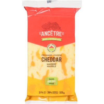 L'Ancetre Mabre Organic Cheddar Cheese 325G