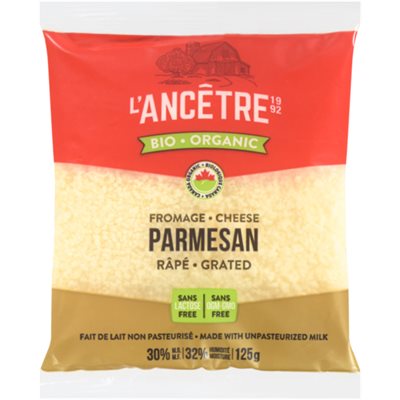 L'Ancêtre Fromage Parmesan Rape Bio 125g