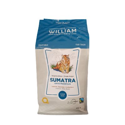 Cafe William Sumatra coffee grains 650g