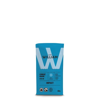 Café William Impact Corsé Bio Équitable Moulu 300G Café William Impact Corsé Bio Équitable Moulu 300G