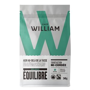 Café William équilibre Mi-Corsé Grains