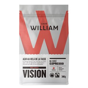 Cafe William Vision Espresso Beans 340g