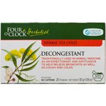 Four O'Clock Herboriste Tisane Rhume Décongestionnante 20 Sachets 30 g