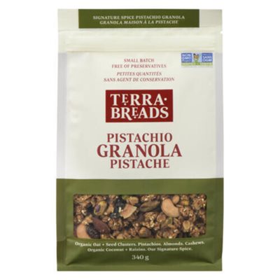 Terra Breads Pistachio Granola 340G