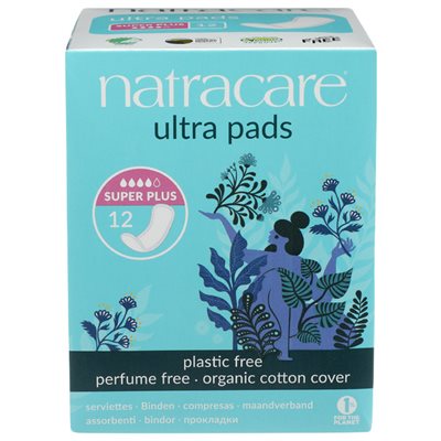 Natural Ultra Pads Super + 12 ct