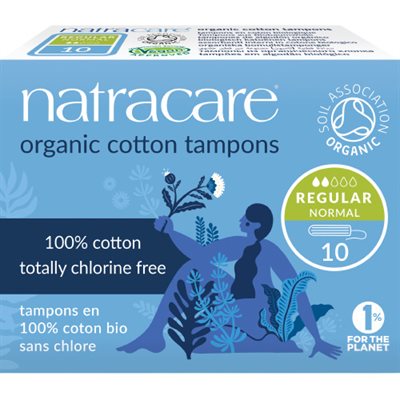 ORG Reg Non-Applicator Tampons 10 ct