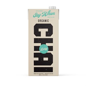 Say When Organic Dirty Chai Beverage 946ml