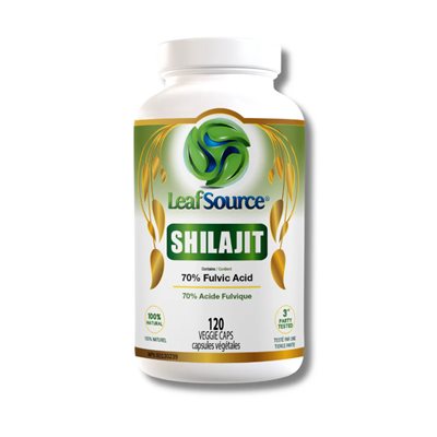 Leafsource Shilajit 70% Acide Fulvique 120 vcaps
