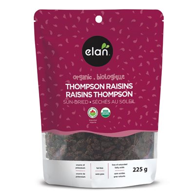 Elan Raisins Thompson Seches Au Soleil 225G