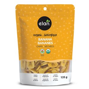 Elan Organic Dried Bananas 135G 135g