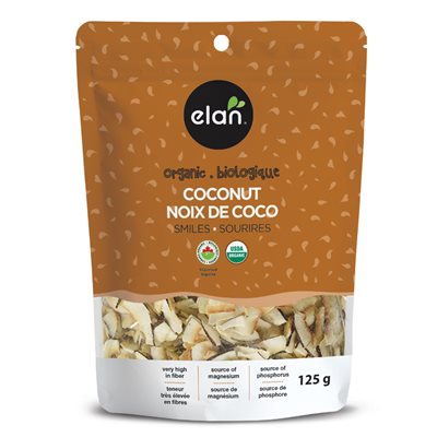 Elan Organic Coconut Smiles 125G