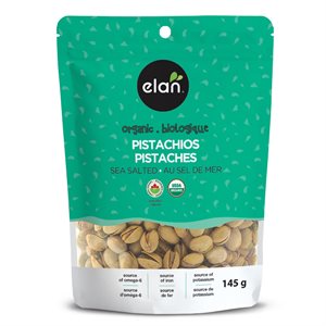 Elan Organic Sea Salt Pistachios 145G 145g