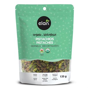 Elan Organic Raw Pistachios 135G 135g