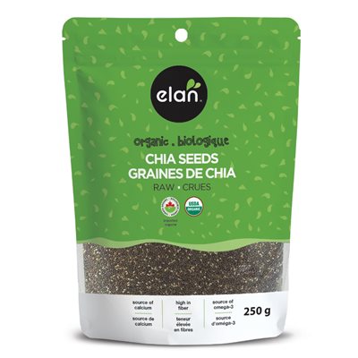 Elan Organic Chia Seeds 250G 250g