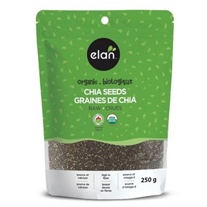 Elan Organic Chia Seeds 250G 250g