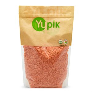 Yupik Lentilles Rouges Biologiques (Fendues) 1kg