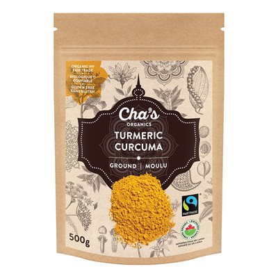 Organic Cha's Organics Turmeric Ground 500G