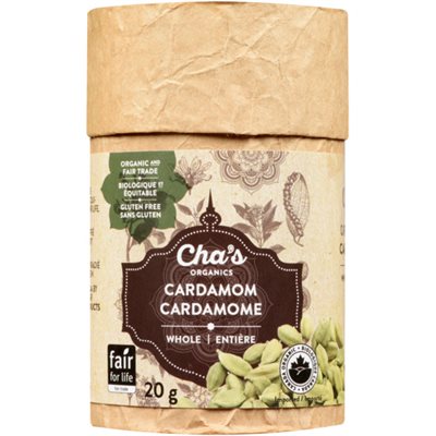 Cha's Organics Cardamome Entiére 20 g