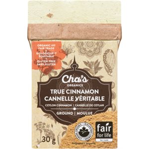 Cha's Organics Ground True Cinnamon 30 g 