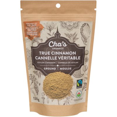 Cha's Organics True Cinnamon Ground 130 g