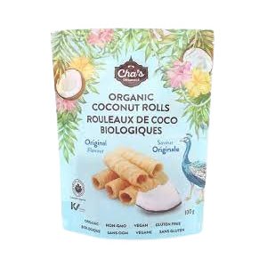 Cha's Organic Coconut Rolls-Original 10g