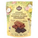 Cha's Rouleaux de noix de coco et chocolat biologiques 10g