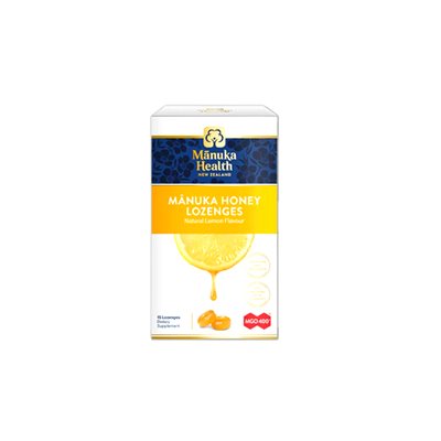 Manuka Health Manuka Honey and Lemon Lozenges 15 Lozenges 15 lozenges