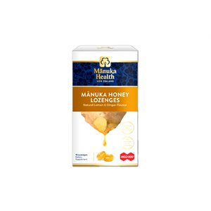 Manuka Health Pastilles au Miel de Manuka avec Gingembre et Citron 15 Pastilles