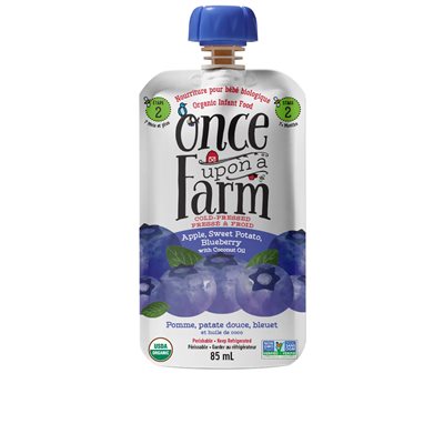 Once upon a Farm Apple Sweet Potato Blueberry With Coco 85ml