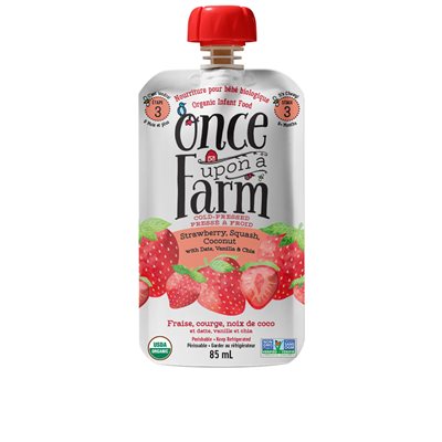 Once upon a Farm Strawberry Squash Coconut With Date 85ml