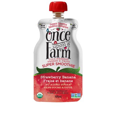 Once upon a Farm Strawberry Banana 105ml