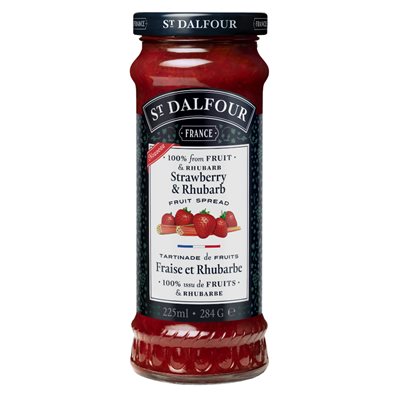 St. Dalfour Tartinade de Luxe Fraise et Rhubarbe 225ml St. Dalfour Tartinade de Luxe Fraise et Rhubarbe 225ml