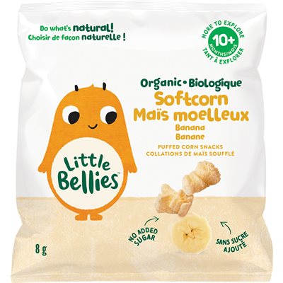 Little Bellies Organic Banana Softcorn 8g