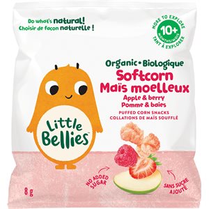 Little Bellies Mais Moeulleux Pomme & Baies 8g