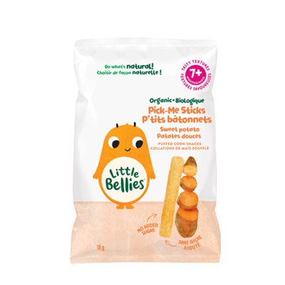 Little Bellies Petits Batonnets Bio Aux Patates Douces