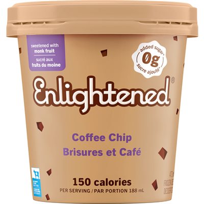 Enlightened Frozen Dessert Coffee chip 473ML