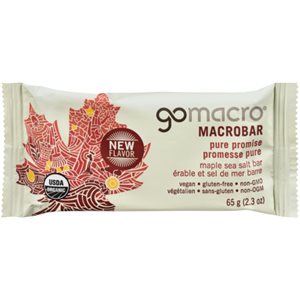 GoMacro Macrobar Maple Sea Salt Bar 65 g 65g