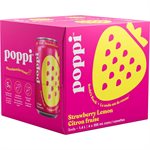 Poppi Citron fraise Soda 4x355ml