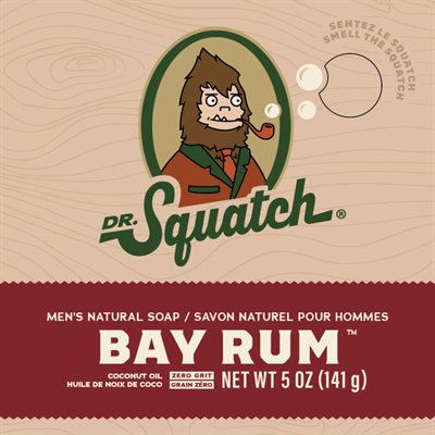 Dr. Squatch Bay Rum Savon Naturel 141g