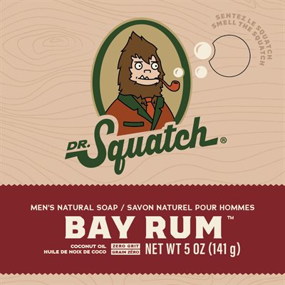 Dr. Squatch Bay Rum Soap 141g
