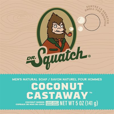 Dr. Squatch Coconut Castaway Savon Naturel 141g